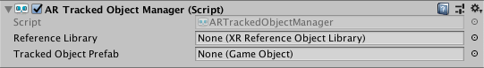 AR tracked object manager AR tracked object manager